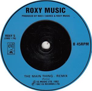 Roxy Music: The Main Thing (1982) Online