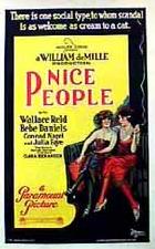Nice People (1922) Online