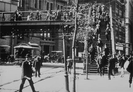 New York, descente des voyageurs du pont de Brooklyn (1896) Online