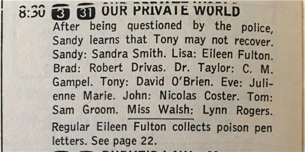 Our Private World Episode #1.33 (1965– ) Online