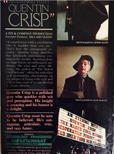 An Evening with Quentin Crisp (1980) Online